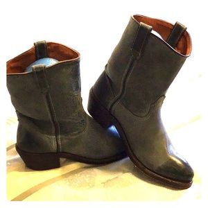 🔥Vintage Shoe Company Womens Blue Cowboy Boots🔥